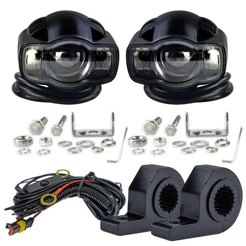 Фары мотоциклетные светодиодные универсальные 2000 лм с USB зарядкой| |