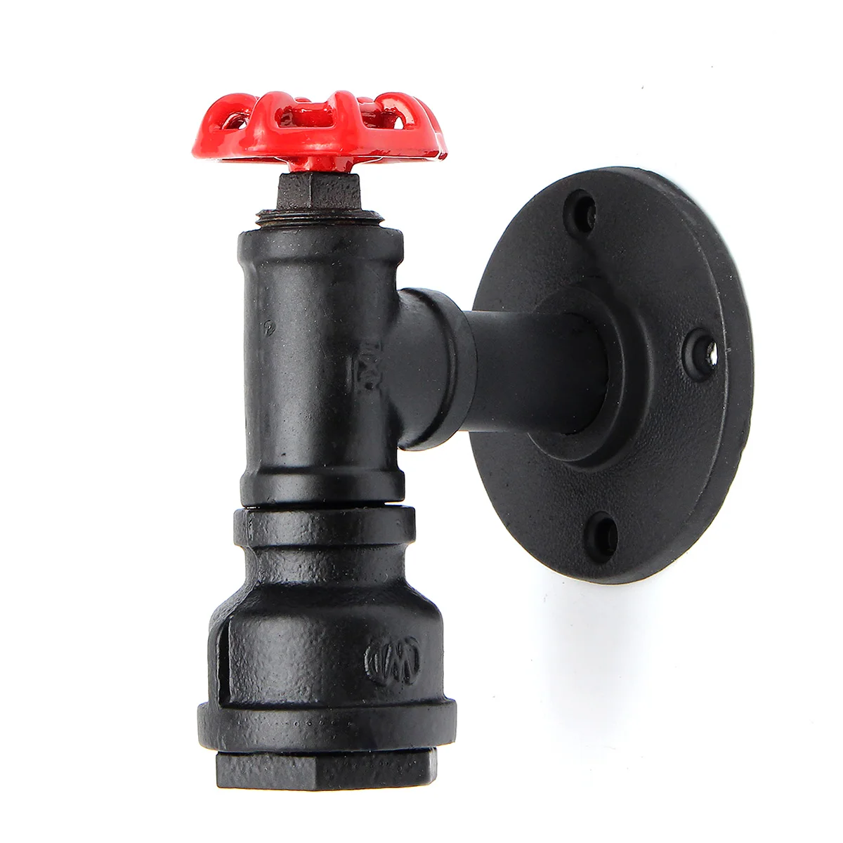 

E27 Vintage Water Pipe Wall Lamp Faucet Shape Steam Punk Loft Industrial Iron Rust Retro Home Bar Decor Lighting Fixture