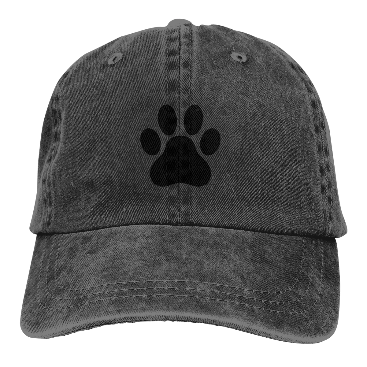 Черная собачья лапа Помытый хлопок чистый цвет светильник доска мужская