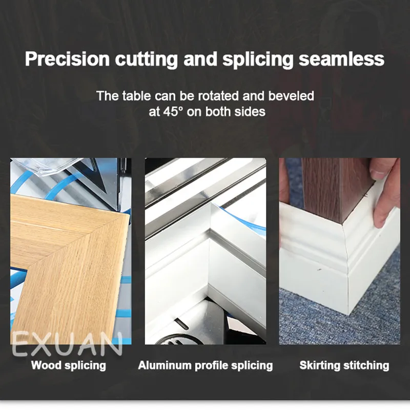 Станок для резки алюминия с торцовкой высокоточный станок многофункциональный 45