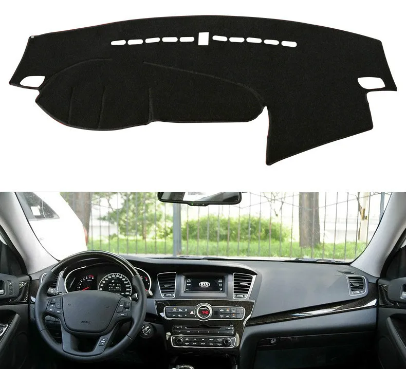 

For Kia Cadenza K7 Car Dashboard Cover 2010 2011 2012 2013 2014 2015 2016 Dash Mat Pad Carpet Dashmat Sun Shade Pad Car Styling
