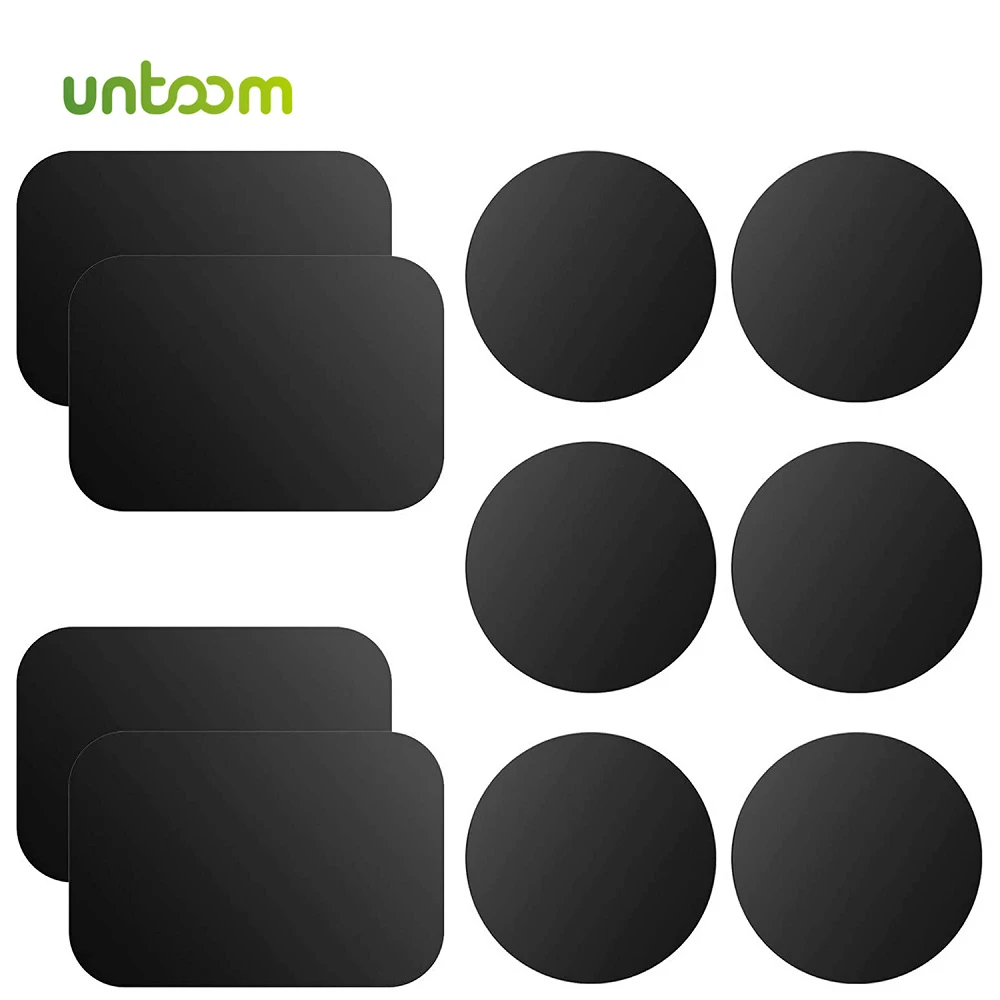 Untoom 6 шт. металлическая пластина для магнитного автомобильного держателя