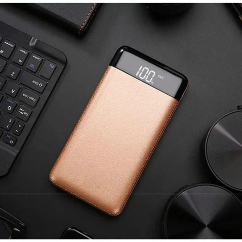 Внешний аккумулятор 20000 мАч ЖК дисплей быстрая зарядка двойной USB для iPhone X 8 7 6 5