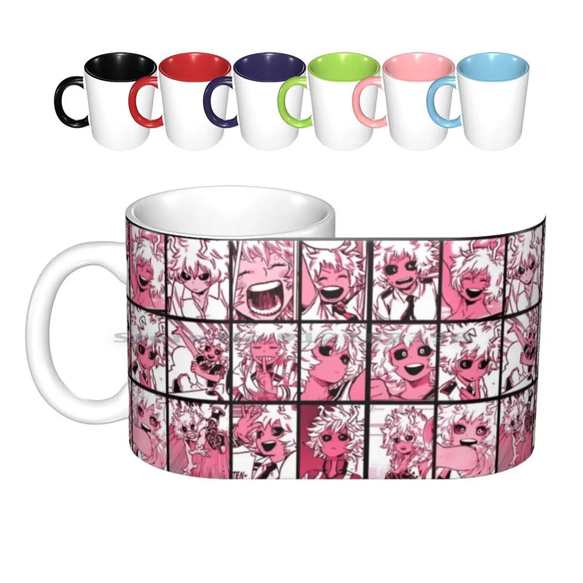 Цветные керамические кружки с коллажем Мина Ashido кофейные чашки кружка для молока