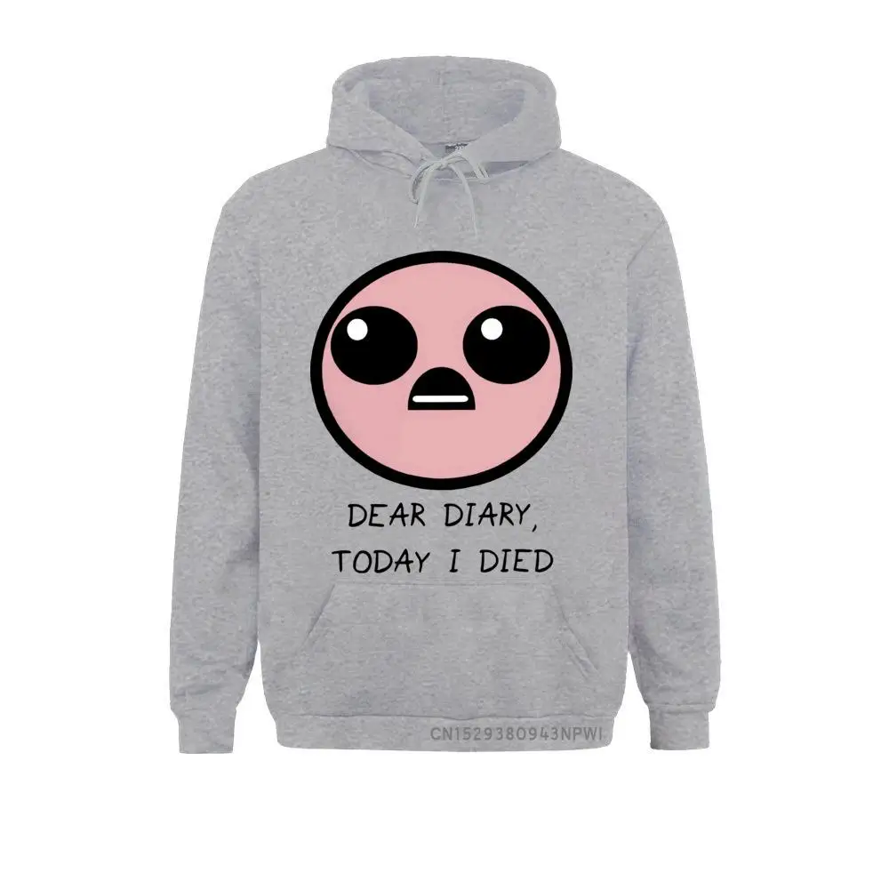 

Today I Died Hoodie For Men Binding Of Isaac Novelty Coats Premium Costume Pullover Pocket Sweatshirts Winter Clothing