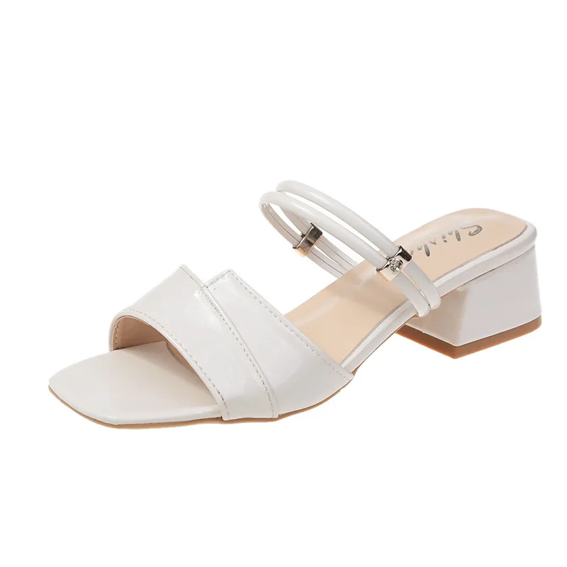 Женские босоножки Модные Универсальные женские на толстом каблуке | Обувь