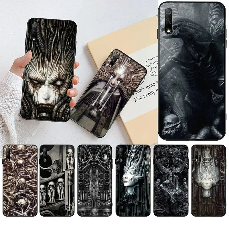 Чехол HPCHCJHM Hr Giger Li II черный мягкий чехол для телефона Huawei Honor 20 10 9 8 8x 8c 9x 7c 7a Lite view pro |