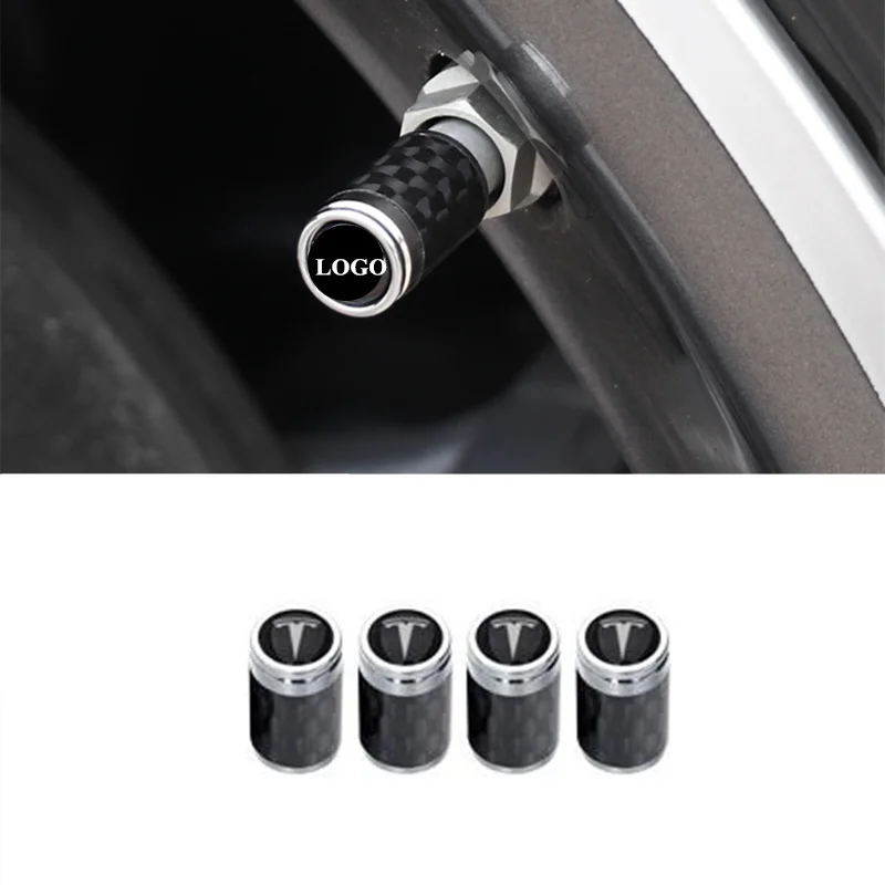 Колпачок Клапана автомобильного колеса с узором из углеродного волокна s крышка