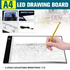 Доска для рисования со светодиодной подсветильник, USB, A4