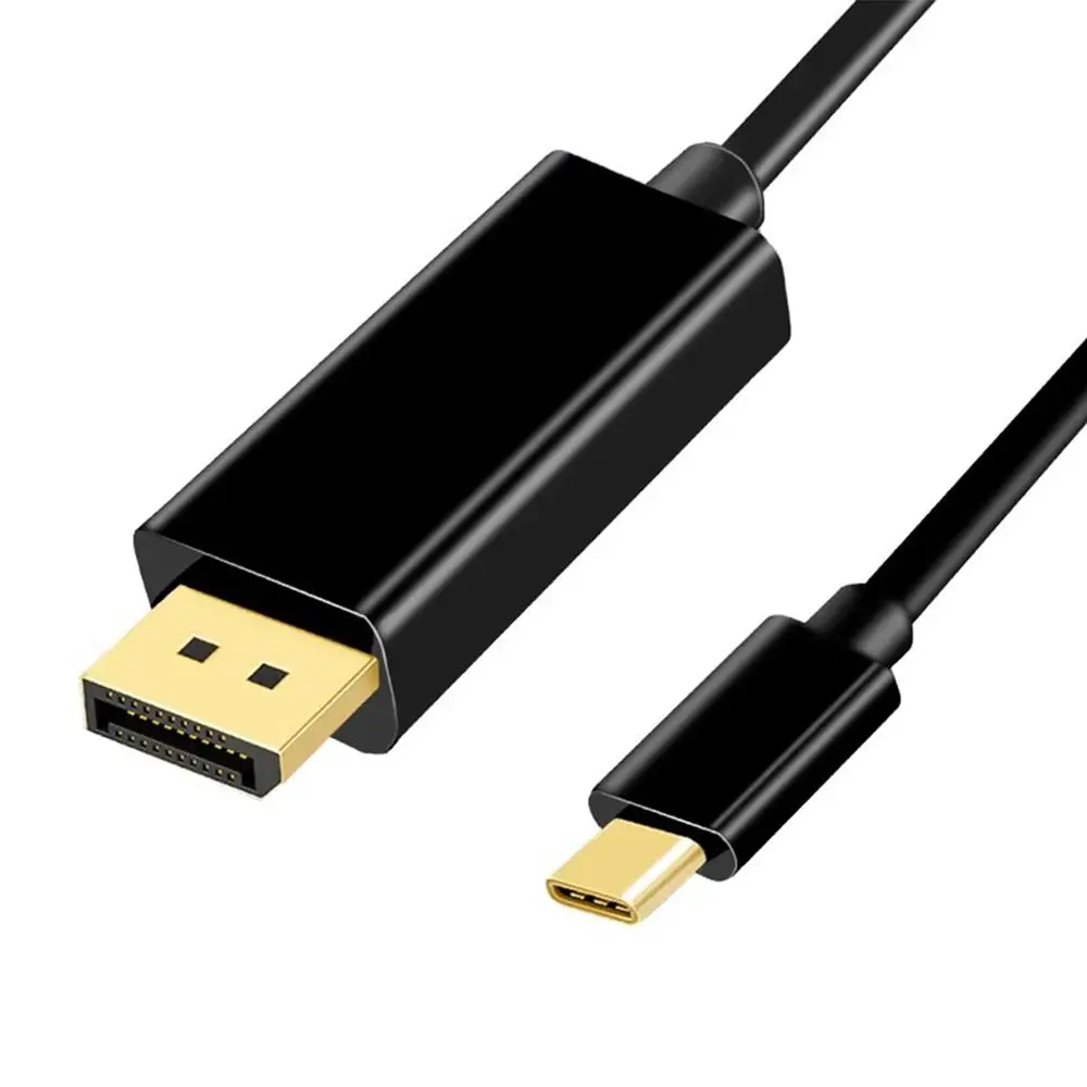 4K 60Hz USB TYPE C к DisplayPort Кабель 1 8 m * 2K 3 DP конвертер UHD кабель для HDTV монитора проектора и