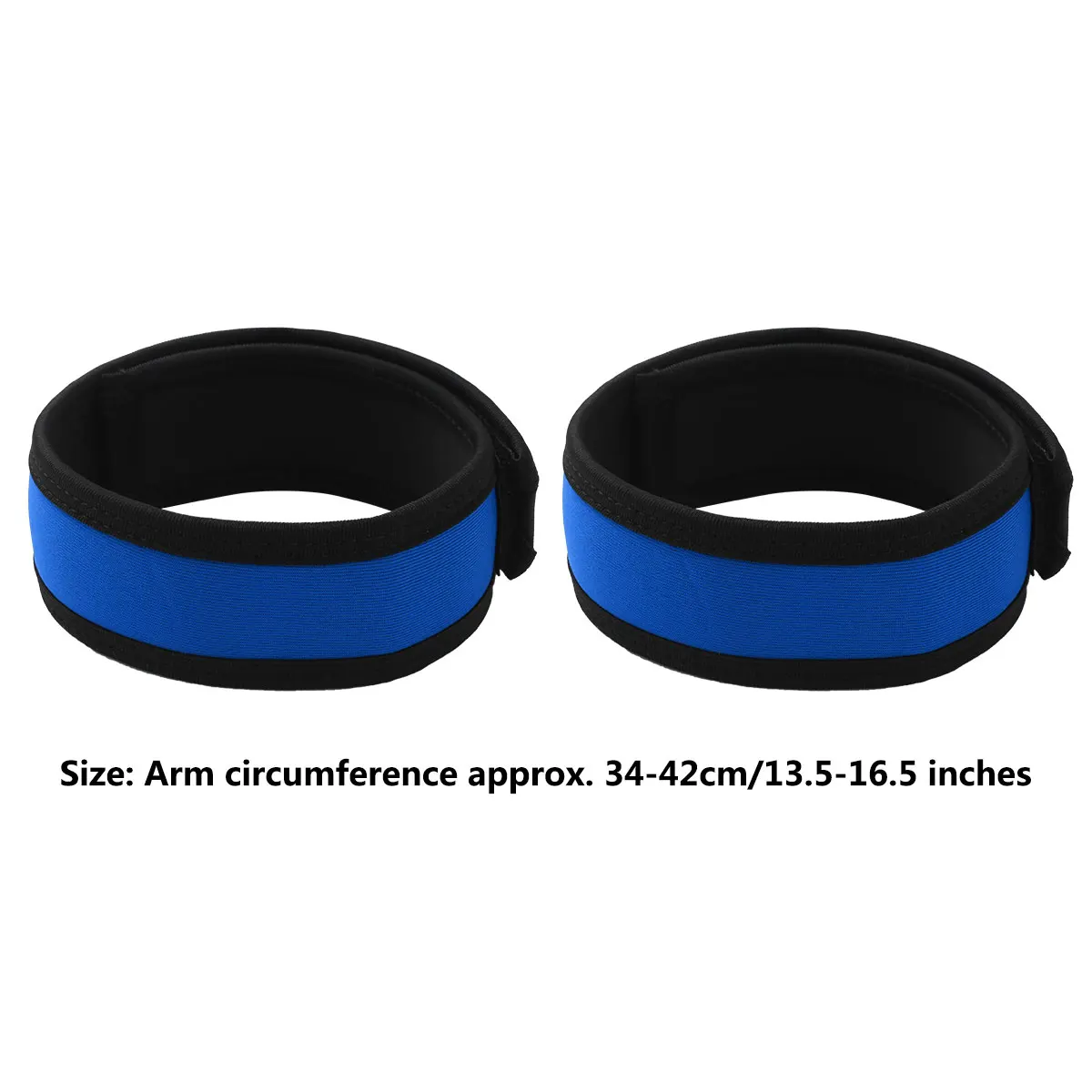 2 мягких неопреновых повязки на руку с регулируемым крючком и петлей для