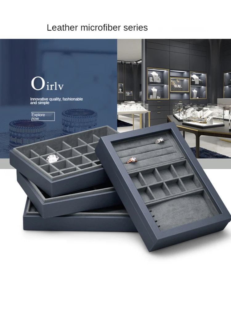 

Oirlv New Light Luxury Jewelry Storage Box Large Capacity Necklace Ring Jewelry Box Jewelry Boxes and Packaging Earrings Display
