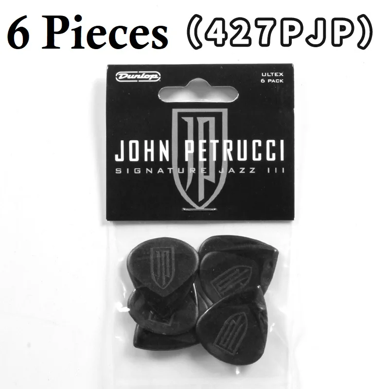 Dunlop Джон петручи Джаз III 1,5 мм медиатор - Цвет: 6pcs Retail package