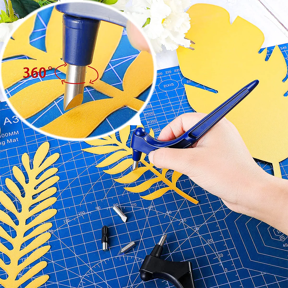 Режущие инструменты для рукоделия вращающееся на 360 градусов лезвие резак бумаги