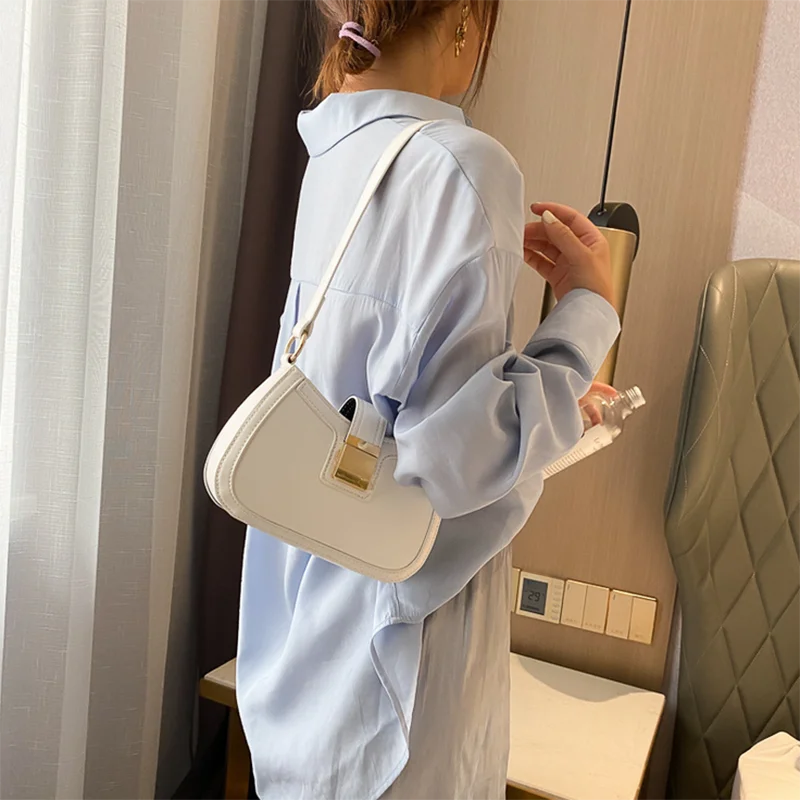 

Advanced Texture Small Bag Women's Bag 2020 New Fashion Simple Shoulder Messenger Bag Fashion Portable Underarm Bag Cow Leather
