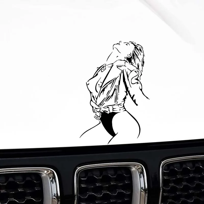 

Personality Naked Sexy Provocative Girl Car Sticker Waterproof Decals Pvc 15cm X 10cm