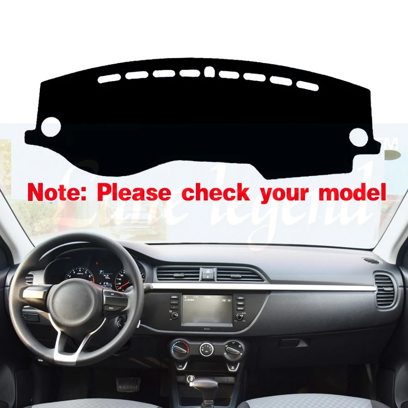 Противоскользящий коврик для приборной панели KIA RIO 4 K2 2017 2018 2019 русской версии |
