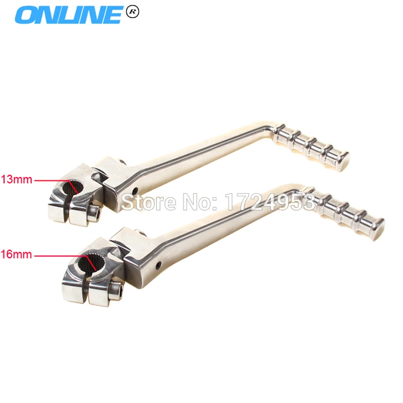 Рычаг старта из нержавеющей стали 13 мм/16 мм монтажное отверстие для мотоцикла ATV MX