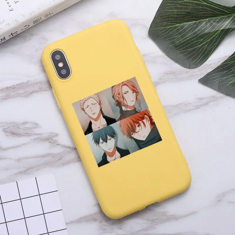 

Given Anime Japan anime Phone Case Candy Color for iPhone 6 7 8 11 12 s mini pro X XS XR MAX Plus