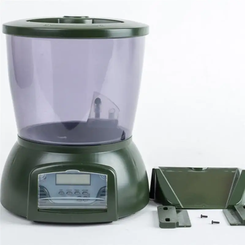 

1pc Automatic Fish Feeder Durable Tank Feeder LCD Display Feeder for Fish Tank Home Fish Pond Aquarium