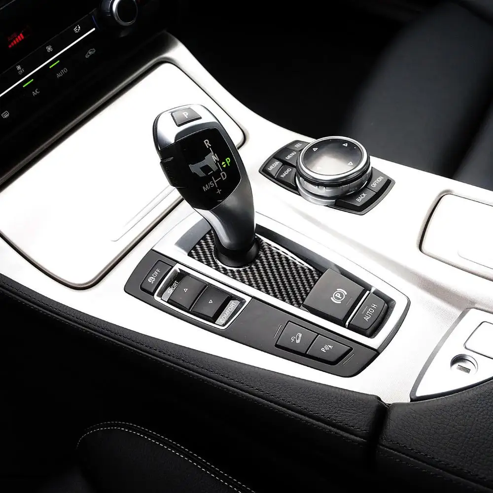 Для BMW F07 F10 F25 F26 5 Series GT X3 X4 2009 2010 2011 2012 2013 2014 2015 2016 углеродное волокно переключение