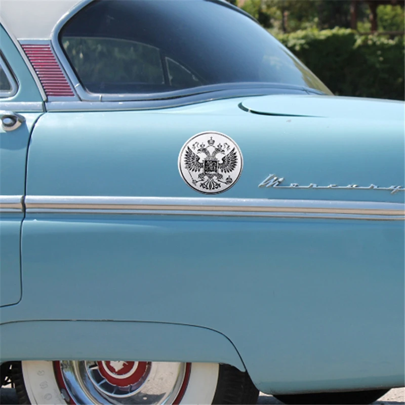 Стайлинг автомобиля алюминиевая эмблема Российской Федерации герб России Орл