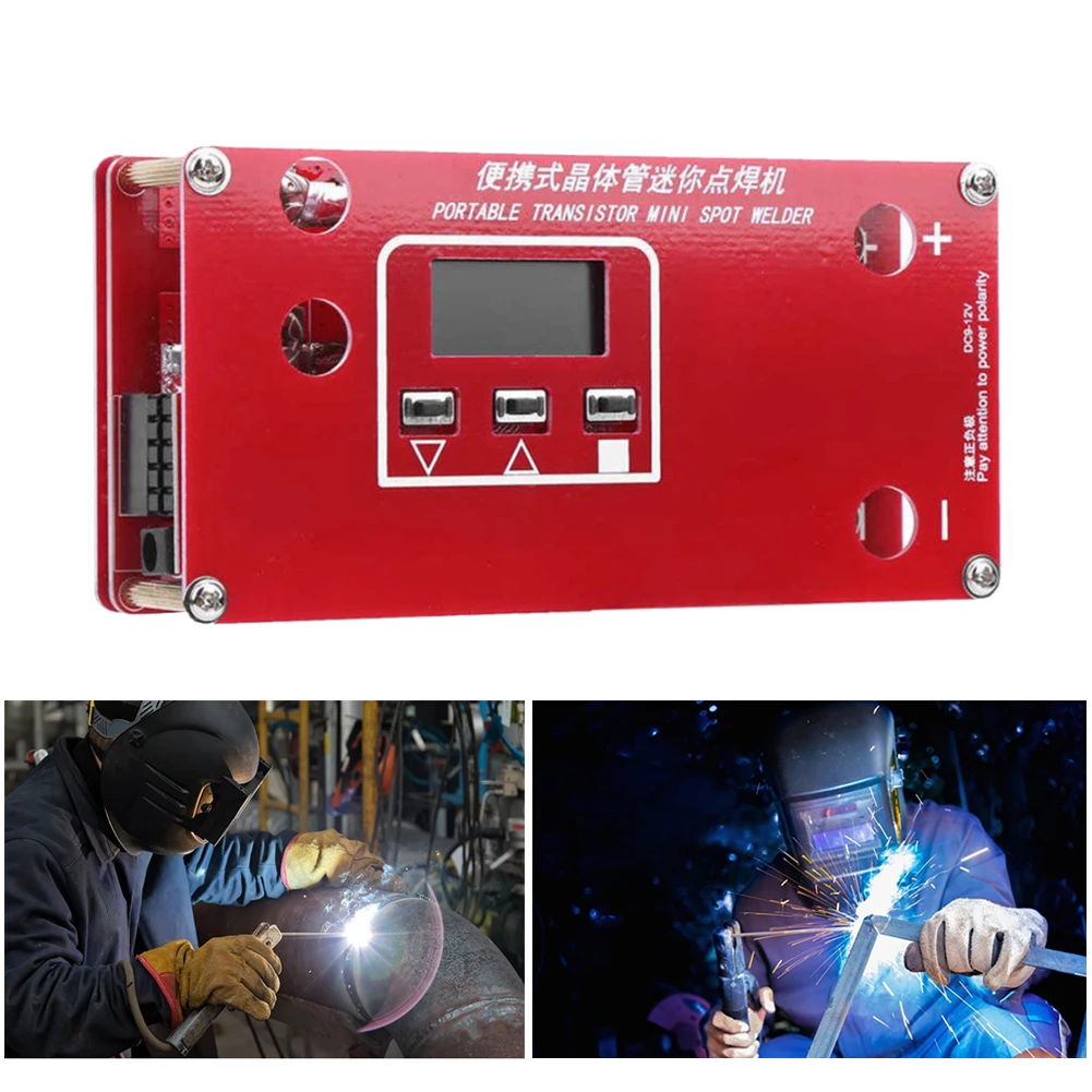 

Portable Transistor Mini Spot Welding Machine for 18650 Lithium Battery 12V Automobile Battery LCD Display Screen Spot Welder