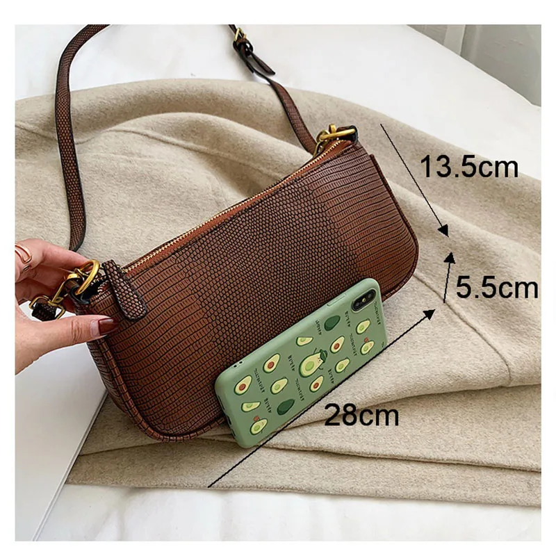 Квадратная сумка Ansloth с узором в виде ящерицы для женщин роскошная дизайнерская