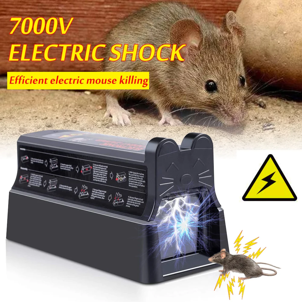 

Ловушка для крыс многоразовая электрическая, электронная приманка для грызунов, автоматическое устранение грызунов в помещении, вилка ста...