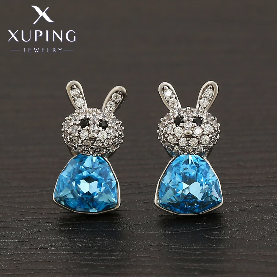 

Xuping модные ювелирные изделия, Новое поступление, милые стильные серьги в форме животных с кристаллами для женщин, подарок на вечеринку 810672783