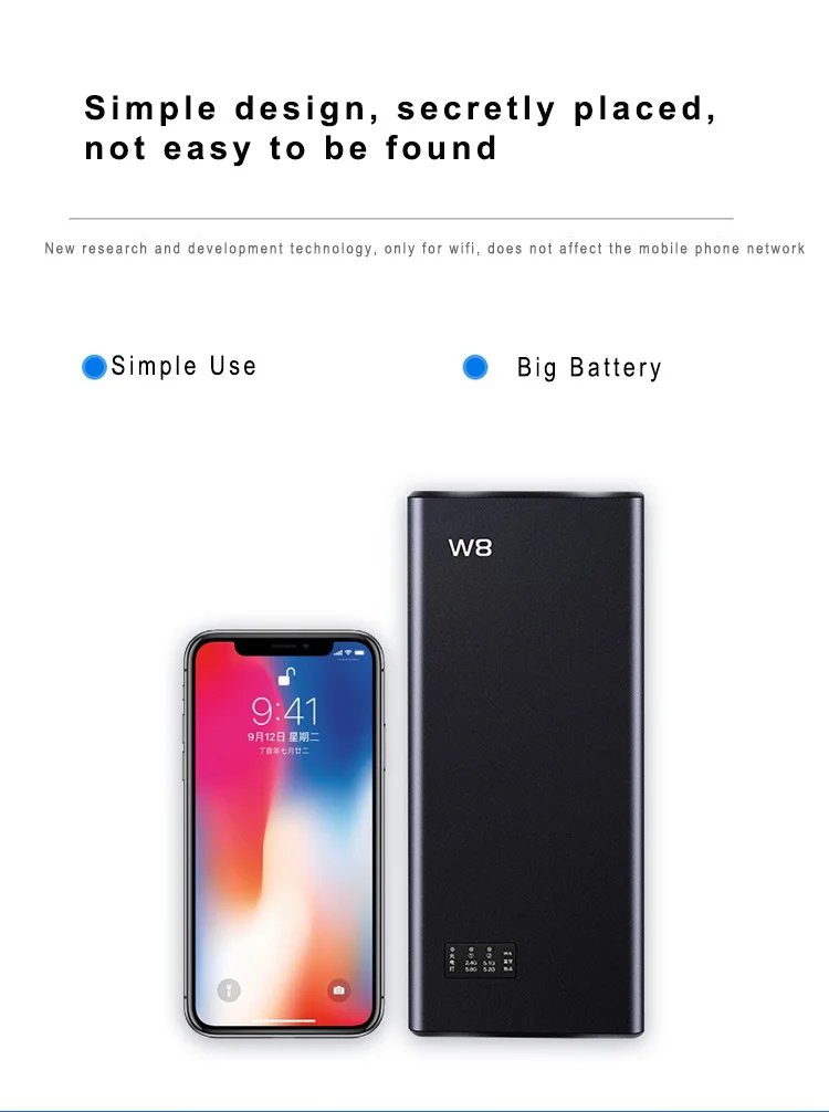 Полночастотный Блок Wi-Fi устройство для блокировки интернет-сигнала 2 4G + 5 1G 2G 8G