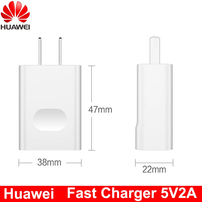 

Original Huawei Mobile Phone Wall Charger 5V 2A Adapter 100cm Micro USB Data Cable For P6 P7 P8 P9 P10 lite Mate 10 lite Honor8X