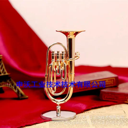 Медный позолоченный альт рог большой барритон модель Западный музыкальный
