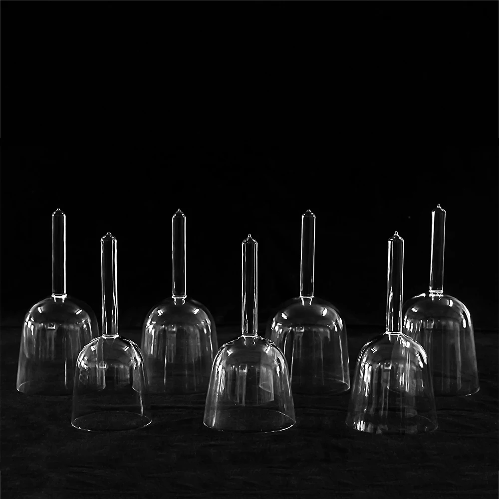 Идеальная прозрачная кварцевая чаша с кристаллами около 5 &quotдля чакр третьего