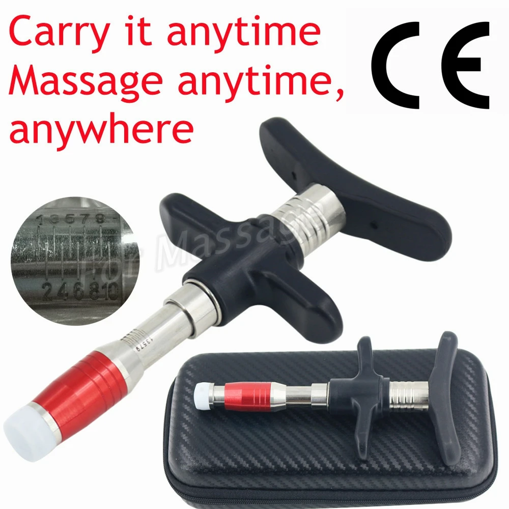 Manual Chiropractic Gun Health Care Instrument Correction Massager Therapy Spine Joint Pain Relief Massage Spine Correct Gun