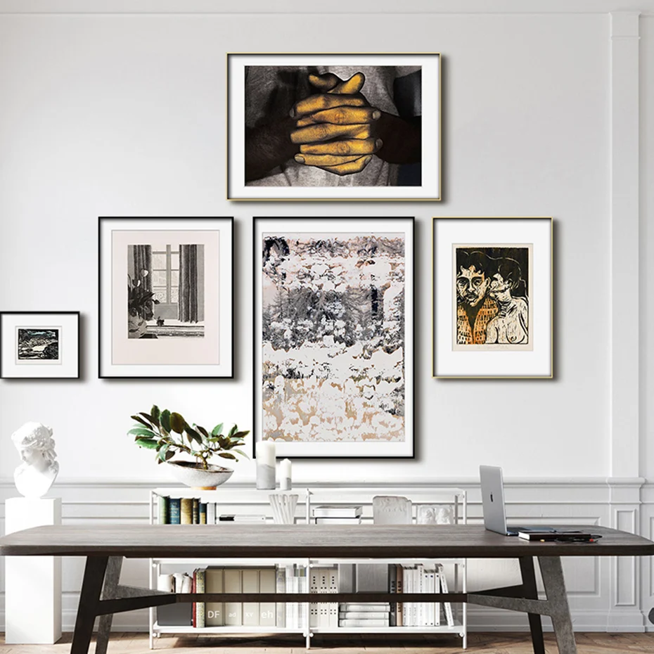 

Oil Painting on Canvas Handmade Abstract Figure Picture Art Prints European Style Posters Dining Living Room Wall Painting Decor