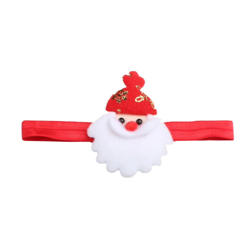 Детские Рождественские подарки праздничные вечерние Мультяшные волосы лента