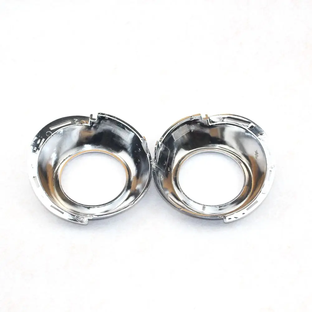 LARBLL пара Хром Передний левый и правый туман светильник Рамка светильника