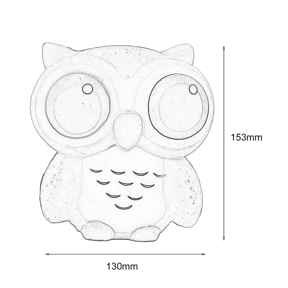 

OCDAY Cute Kawaii Owl Doll Squishy Toy Soft Slow Rising Galaxy Owl Squeeze Package Gadget Toy Kids Adult Stress Reliever Toys