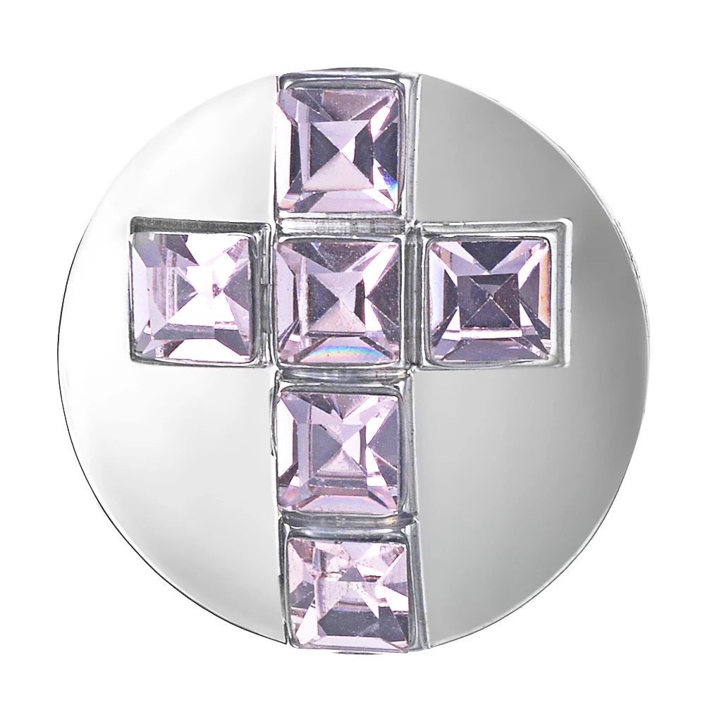 

Snap Jewelry Religion Cross Round Rhinestone 18mm Snap Buttons for Snap Bracelets&Bangles Necklaces DIY Jewelry