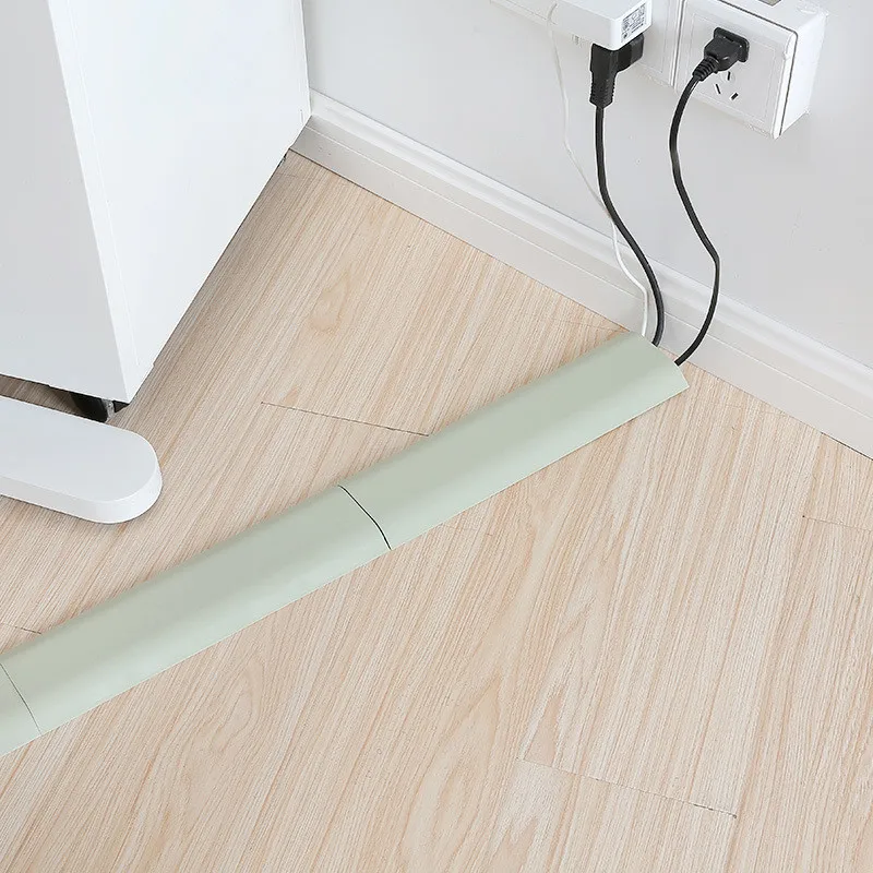 

Nail Free Wire Storage Organizer Wall Network Cable Routing Device TV Cable Cover Trough Invisible Shielding Power Wire Cover