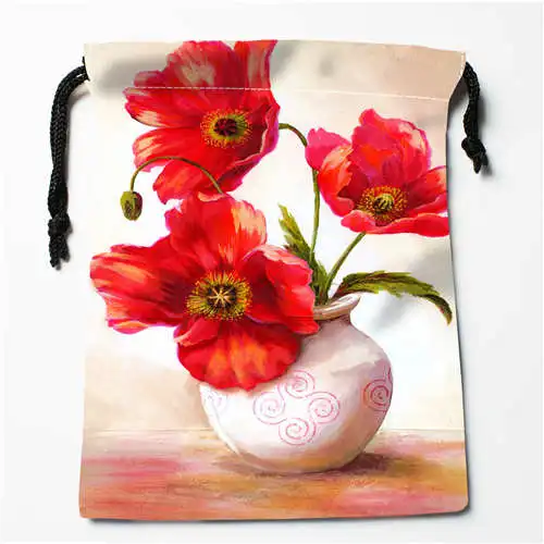 Custom Printing Beautiful Flower Drawstring Shopping Bags Travel Storage Pouch Swim Hiking Toy Bag Unisex Multi Size18-12-05-54 | Багаж и