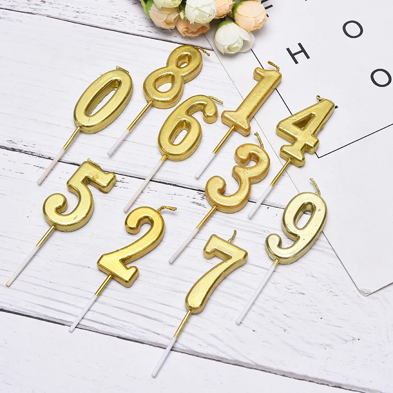 

Digital Birthday Candles Big Cake Candles Decoration Smokeless Birthday Number Candle Birthday Wedding Decoration