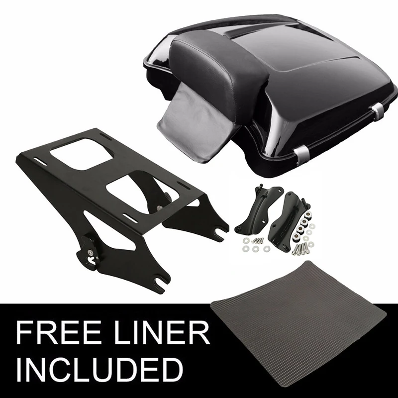 Бритвенный комплект для мотоцикла стойка спинки багажника стыковочный Harley Tour Pak