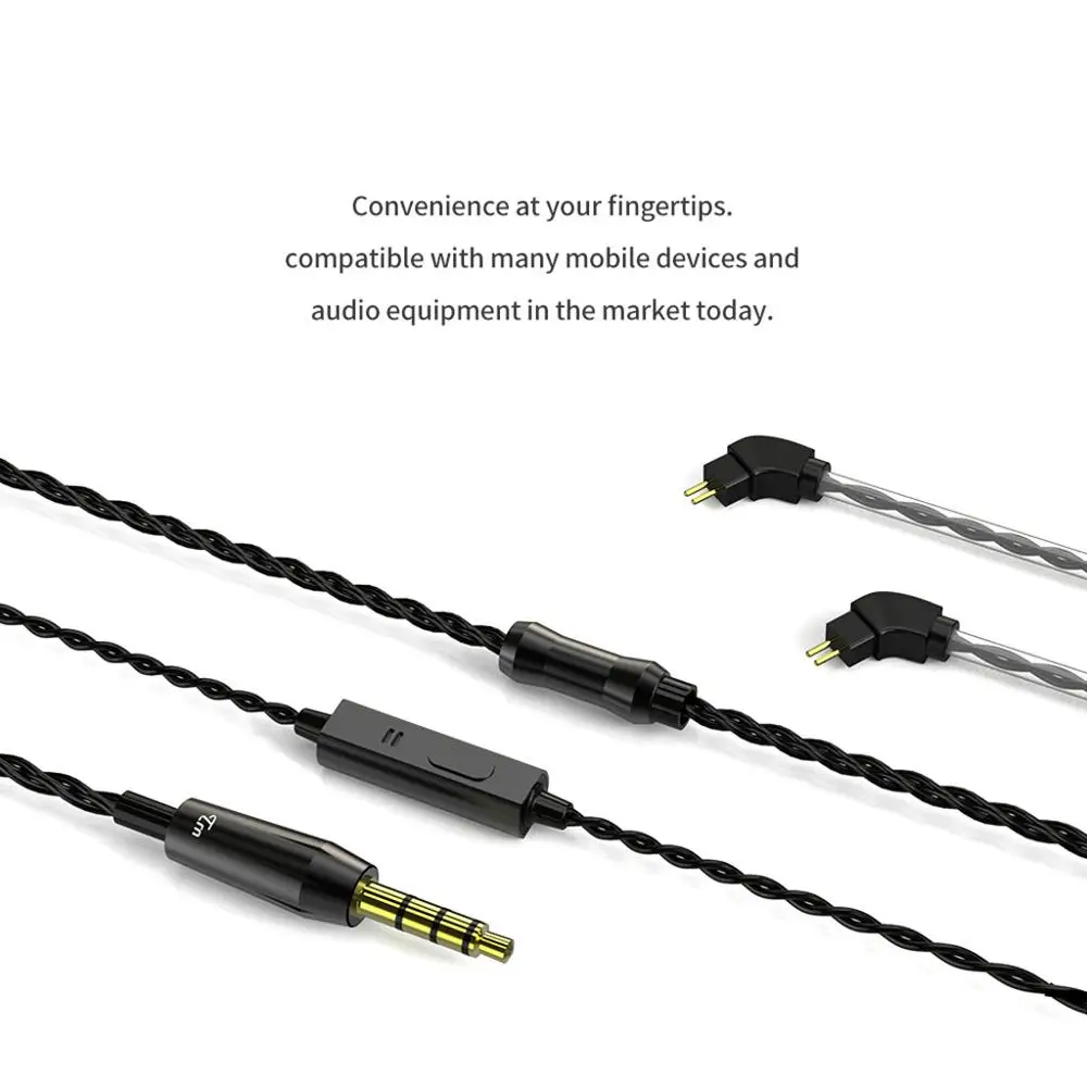 Наушники TRN IM2 EarHIFI с 6 кольцами проводные без микрофона совместимые системами