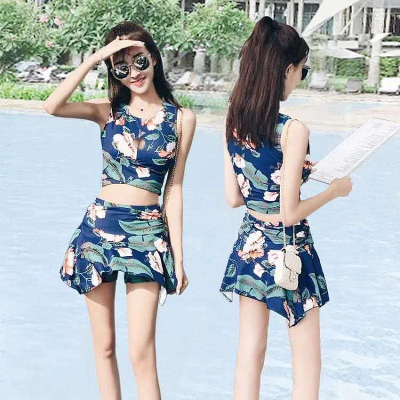 Комплект бикини женский в Корейском стиле пикантный раздельный купальник с