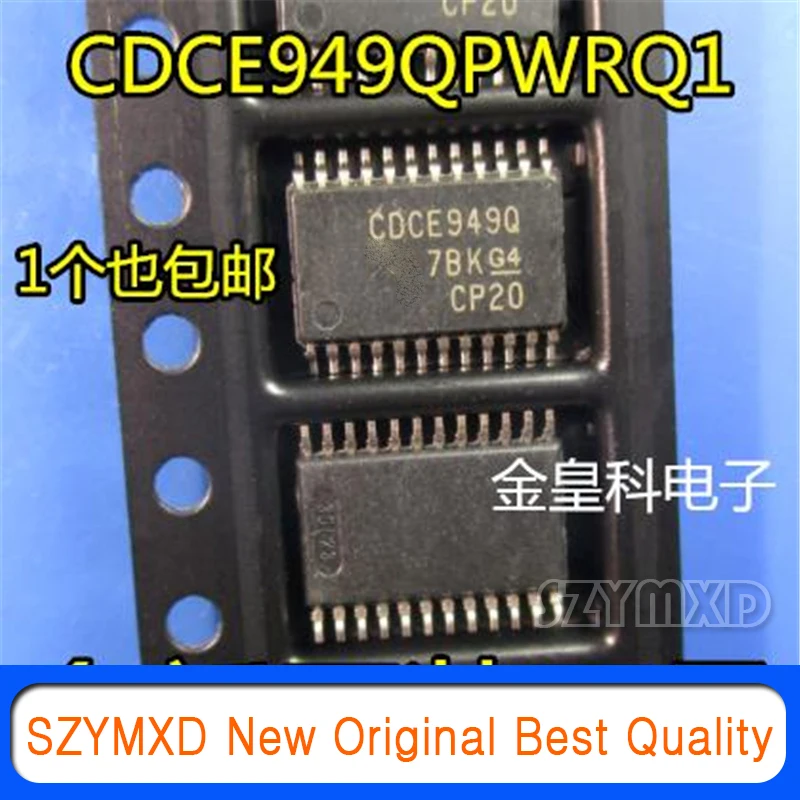 

5Pcs/Lot New Original CDCE949QPWRQ1 Screen printing: CDCE949Q Patch TSSOP24 Chip In Stock