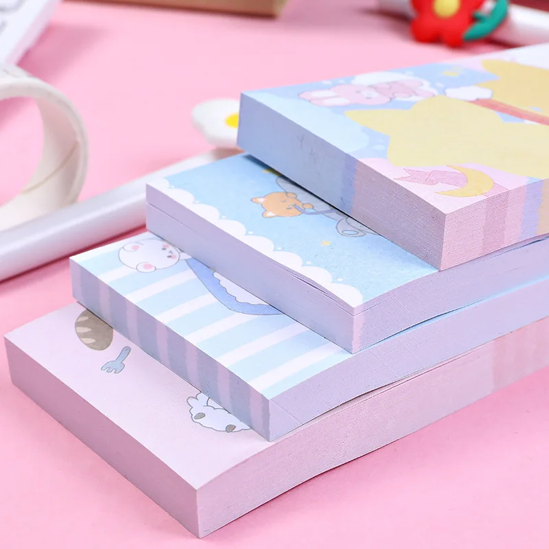 Мультфильм милый медведь Липкие заметки 100 листов креативный студент отправить