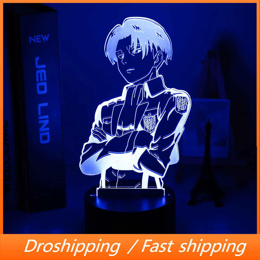

Acrylic Table Lamp Anime for Home Room Decor Light Cool Kid Child Gift Figure Night Light