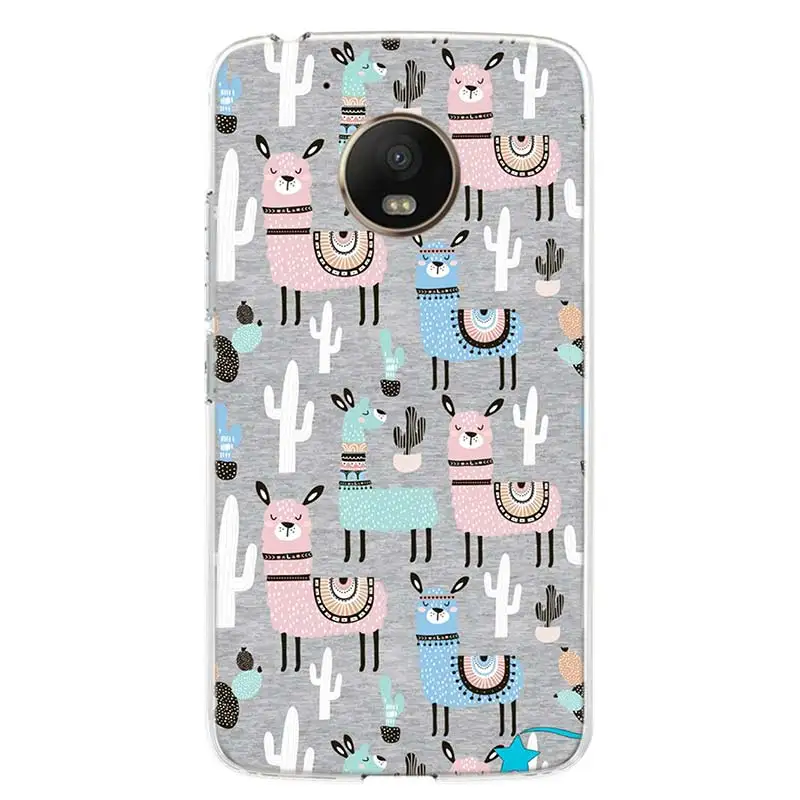 lama llama alpacas animal phone case for motorola g9 play g8 plus g30 g7 power capa moto one vision fusion g6 g5 e6 e5 cover free global shipping